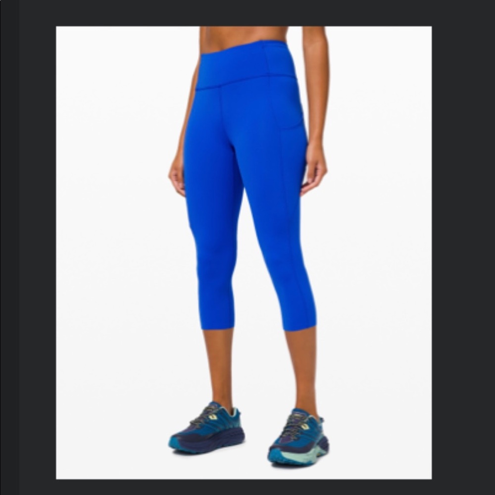 Lululemon Fast and Free Crop II 19”